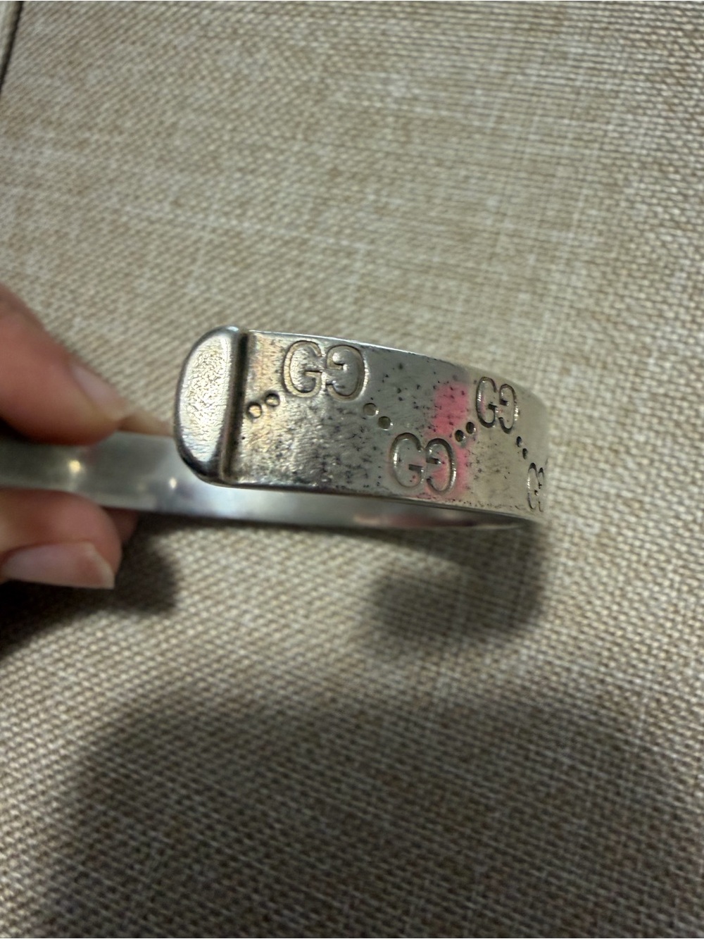 Gucci silver cuff - Picture 4 of 4